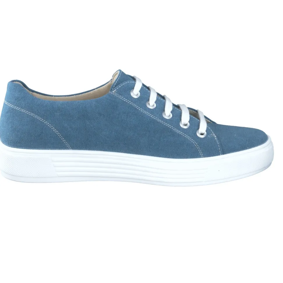 Solidus – Canvas-Sneaker aus Textil in Jeansblau