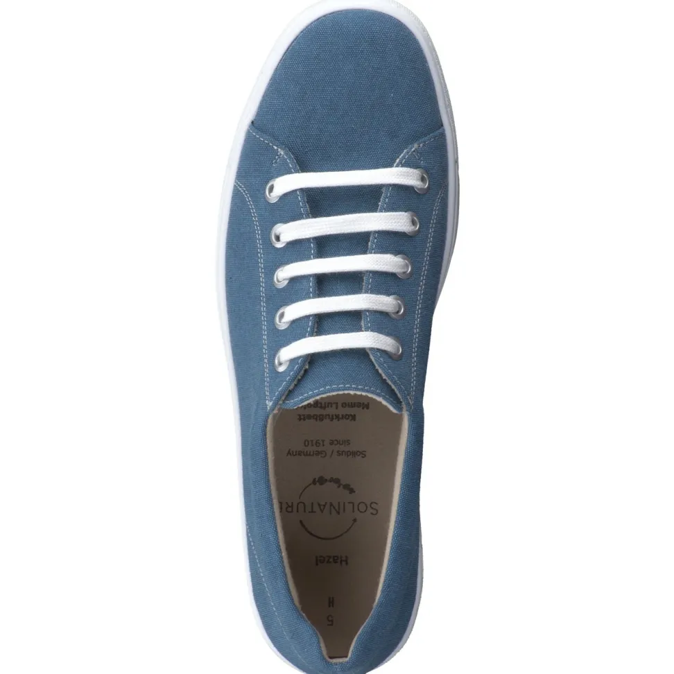 Solidus – Canvas-Sneaker aus Textil in Jeansblau