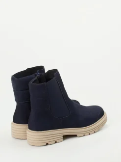 Solidus – Chelsea-Stiefelette aus Nubukleder blau