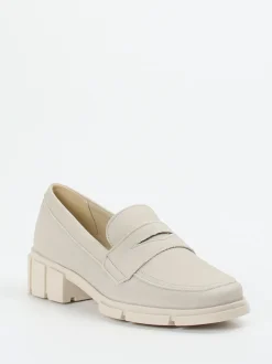 Solidus – Chunky Loafer aus Nubukleder Cremebeige