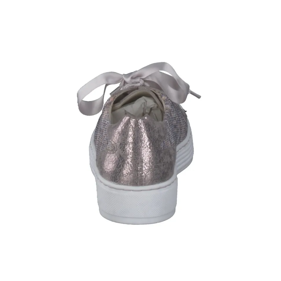 Solidus – Freizeitsneaker aus Textil in Rosé-Metallic