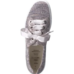 Solidus – Freizeitsneaker aus Textil in Rosé-Metallic
