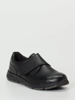 Solidus – Klettslipper aus Kalbleder schwarz