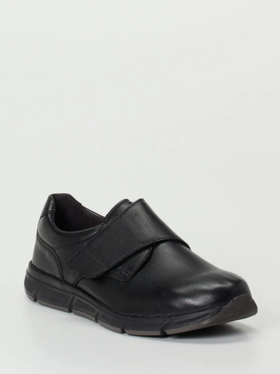Solidus – Klettslipper aus Kalbleder schwarz