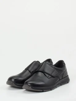 Solidus – Klettslipper aus Kalbleder schwarz