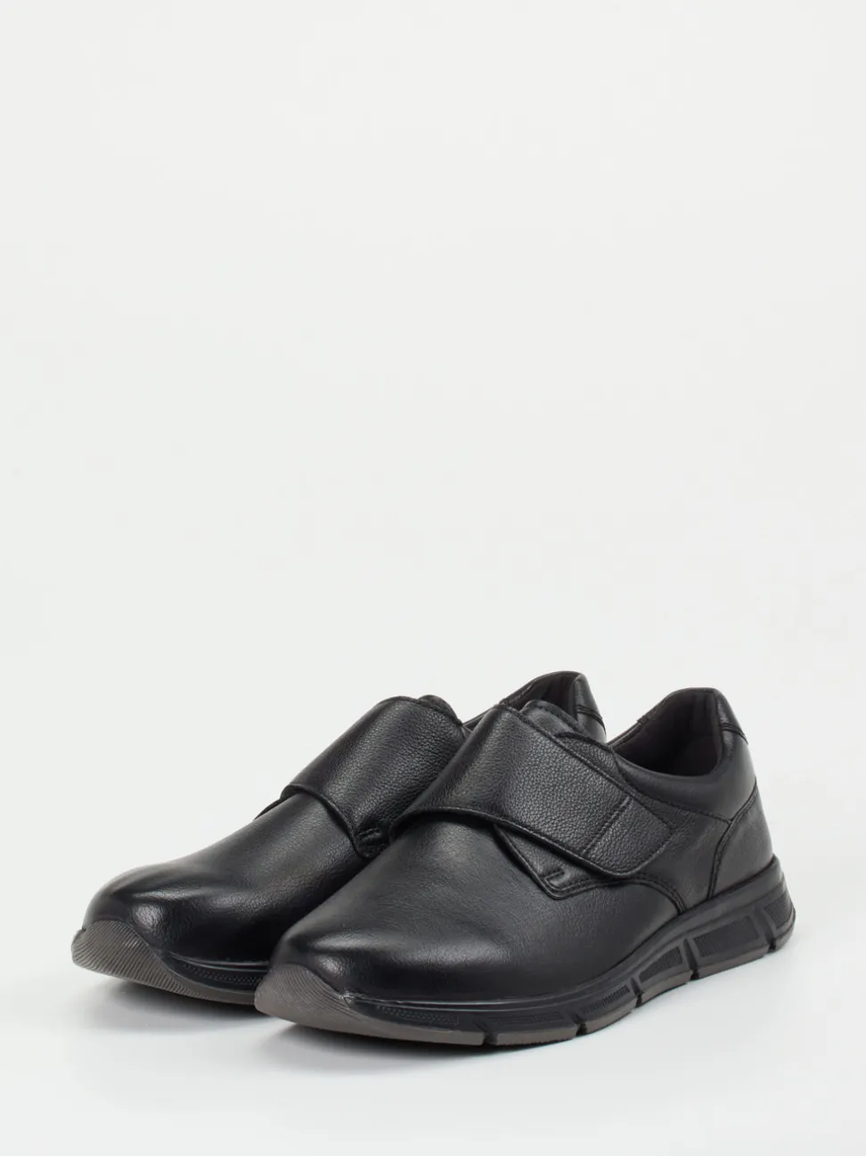 Solidus – Klettslipper aus Kalbleder schwarz