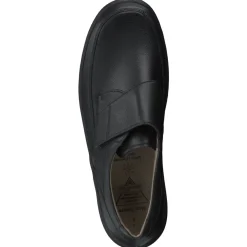 Solidus – Klettslipper aus Nubukleder Schwarz