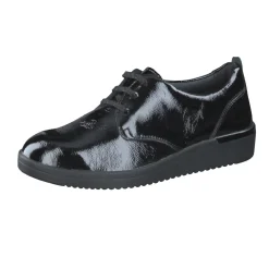 Solidus – Komfort-Halbschuh aus Lackleder schwarz