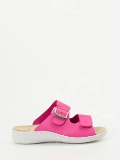 Solidus – Komfort-Pantolette aus Nubukleder pink