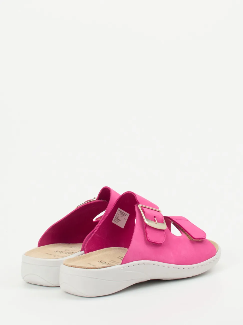 Solidus – Komfort-Pantolette aus Nubukleder pink