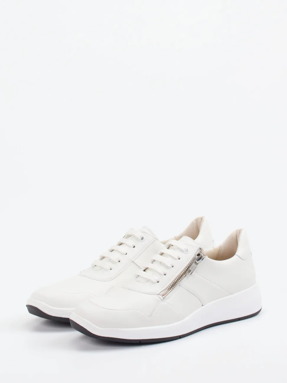 Solidus – Komfort-Sneaker aus Kalbleder Offwhite