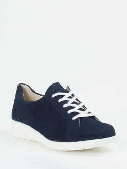 Solidus – Komfort-Sneaker aus Nubukleder marineblau