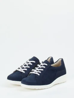 Solidus – Komfort-Sneaker aus Nubukleder marineblau