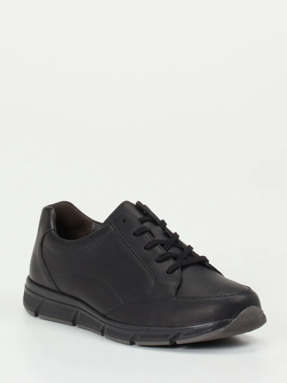 Solidus – Komfort-Sneaker aus Kalbleder schwarz