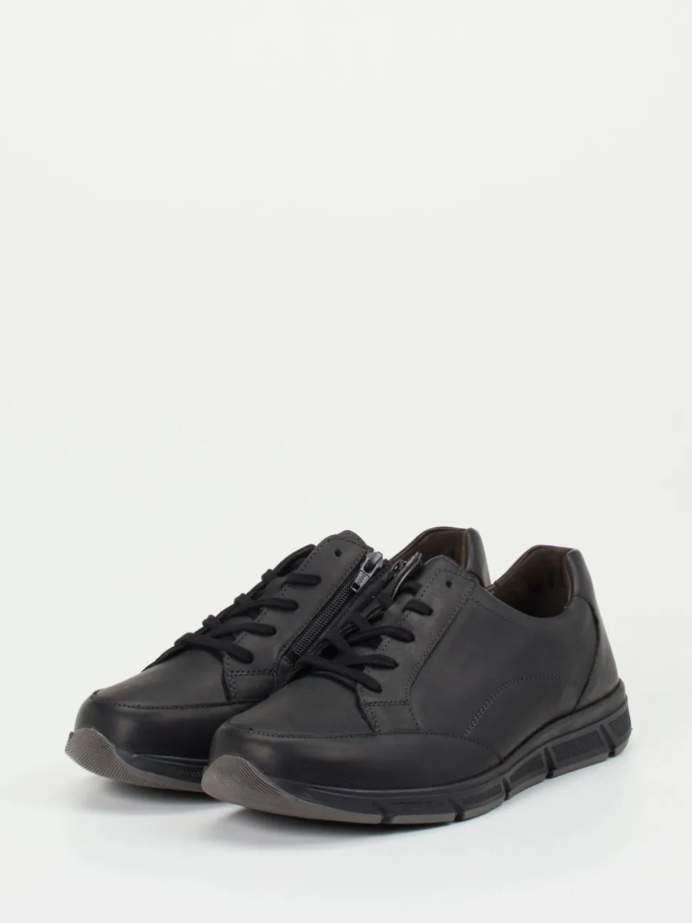 Solidus – Komfort-Sneaker aus Kalbleder schwarz