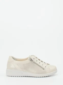Solidus – Komfort-Sneaker aus Kalbleder beige