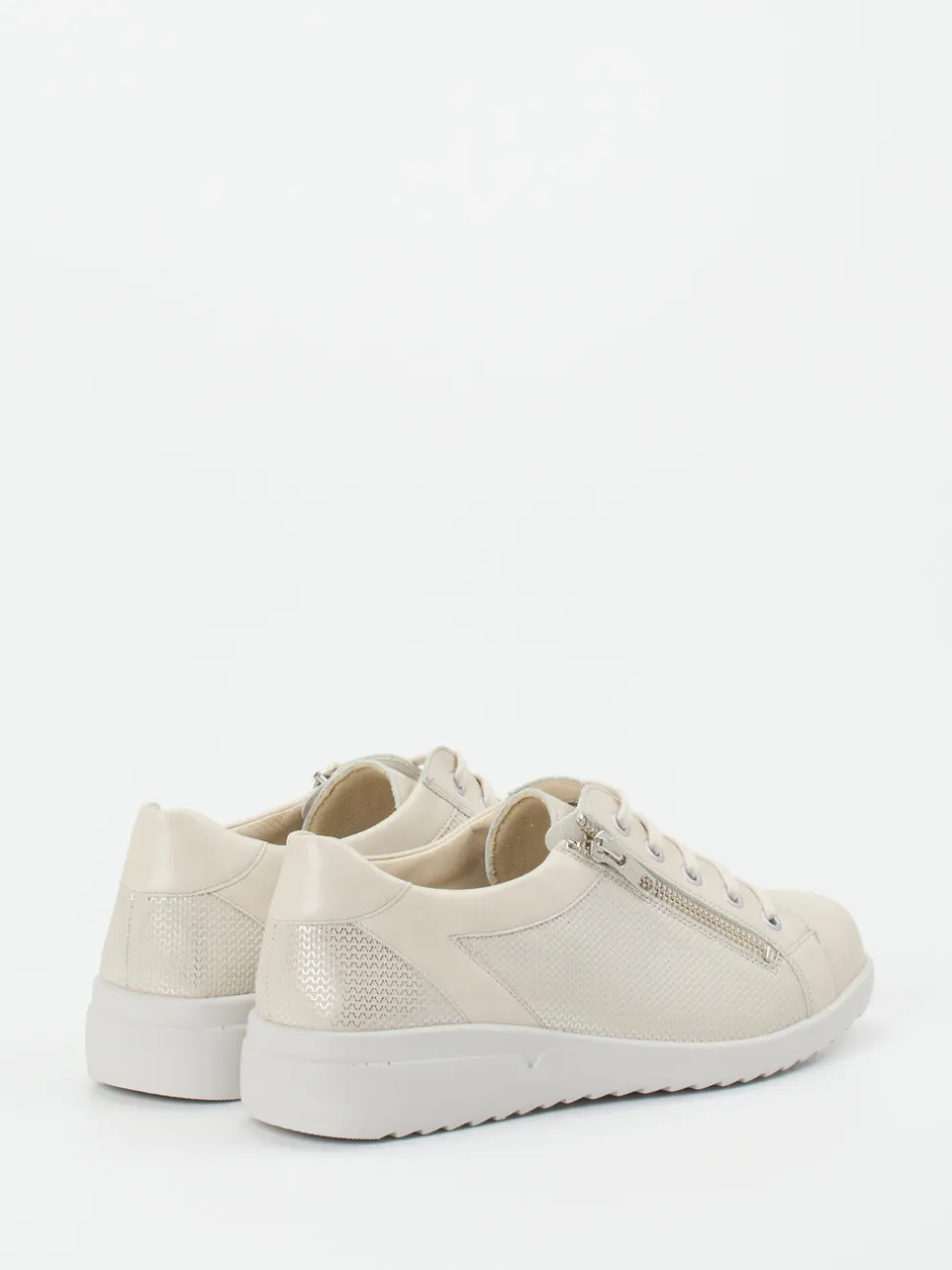 Solidus – Komfort-Sneaker aus Kalbleder beige