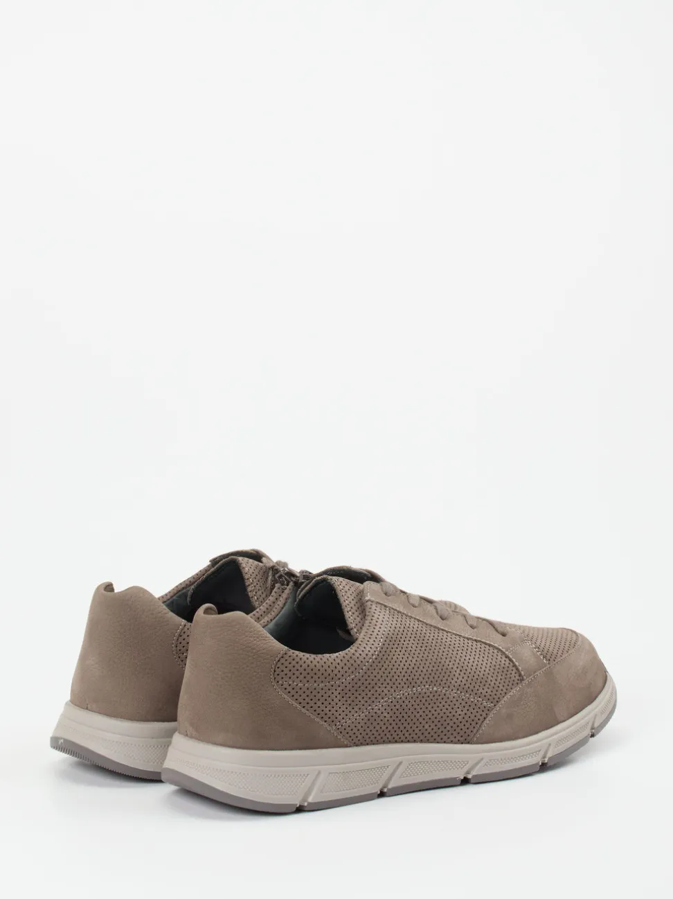 Solidus – Komfort-Sneaker aus Nubukleder in Taupe