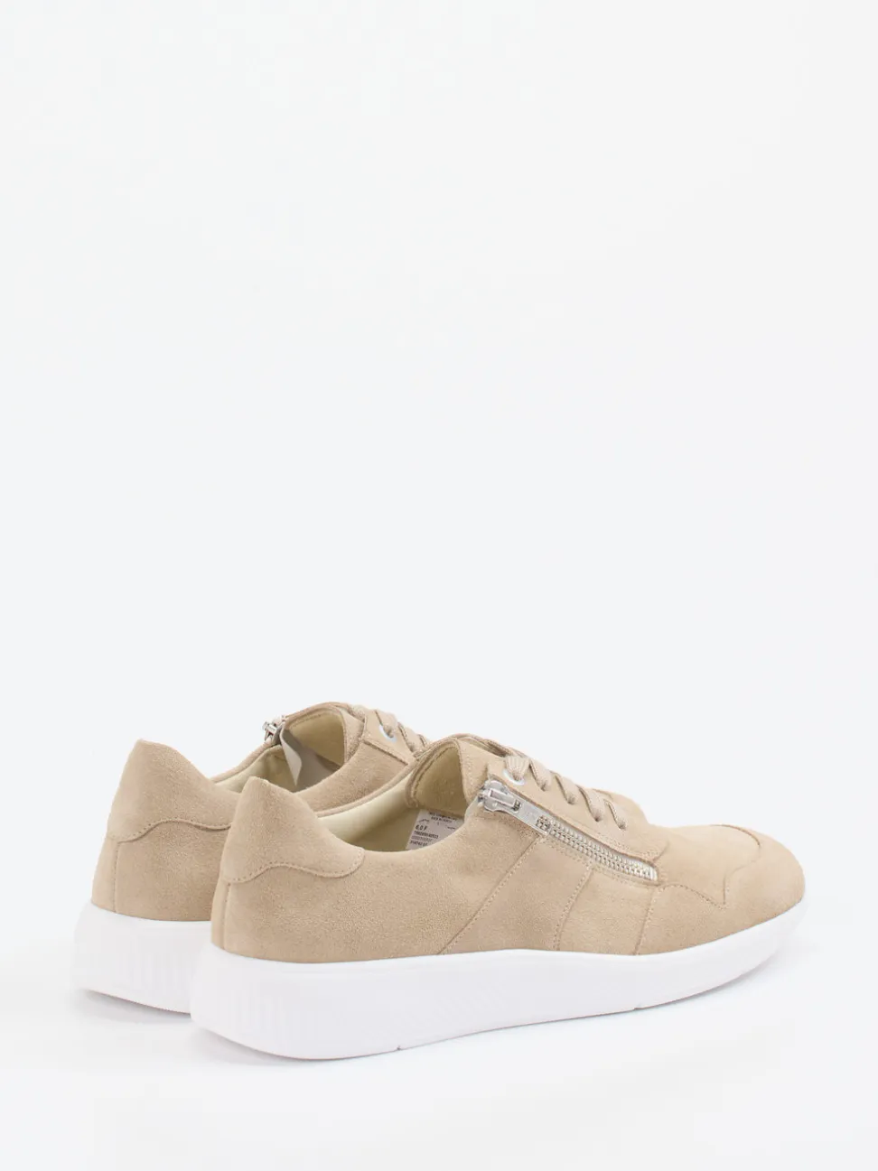 Solidus – Komfort-Sneaker aus Veloursleder beige