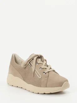 Solidus – Komfort-Sneaker aus Nubukleder beige