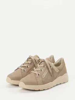 Solidus – Komfort-Sneaker aus Nubukleder beige