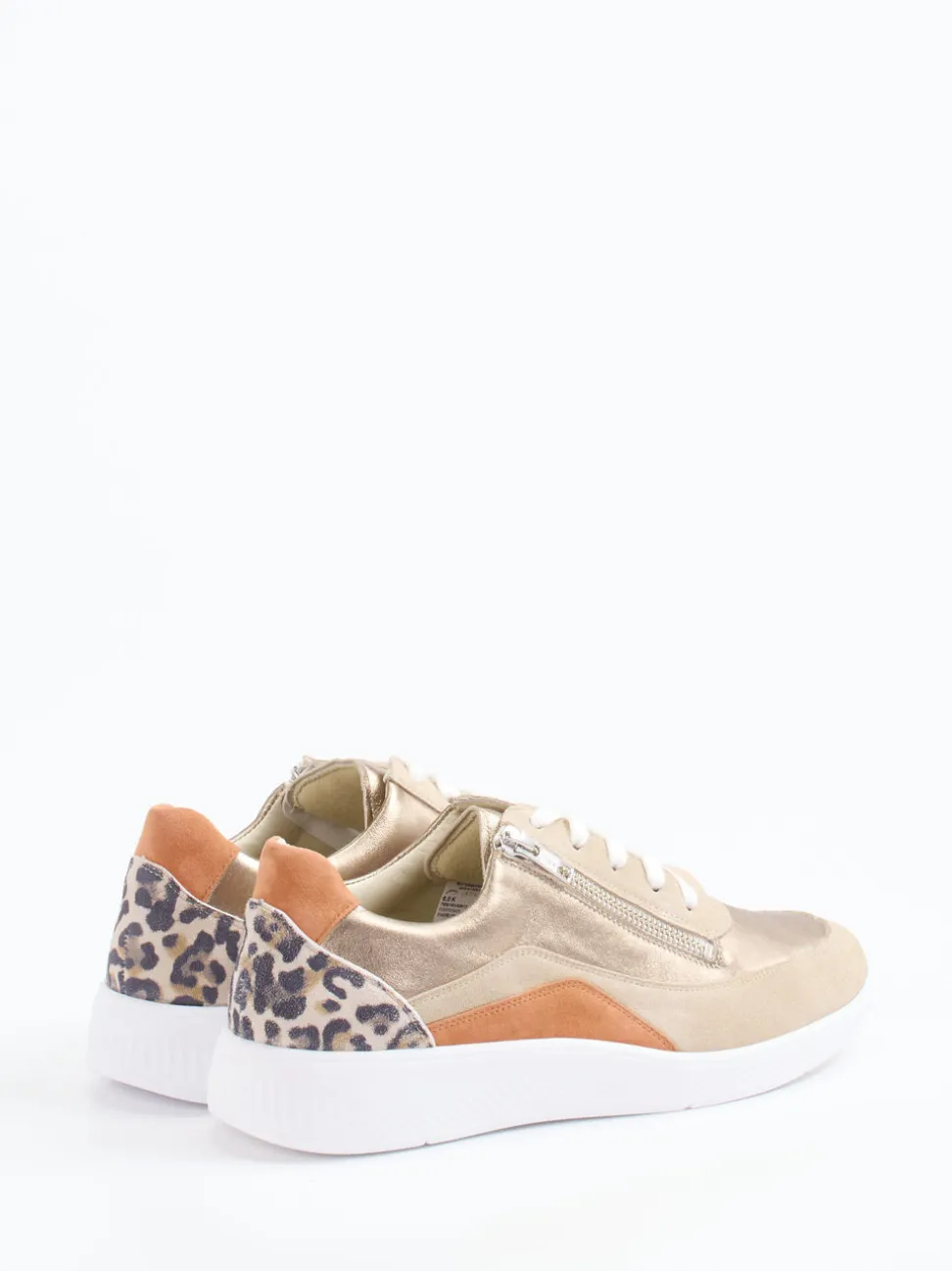 Solidus – Komfort-Sneaker aus Veloursleder beige