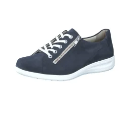 Solidus – Komfort-Sneaker aus Nubukleder dunkelblau