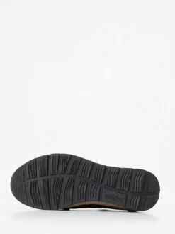 Solidus – Komfort-Sneaker aus Velours- und Glattleder braun
