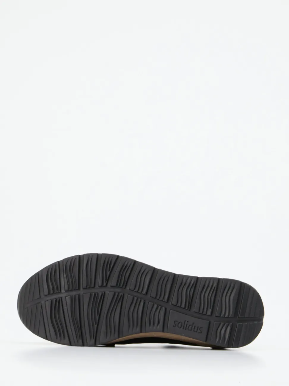 Solidus – Komfort-Sneaker aus Velours- und Glattleder braun