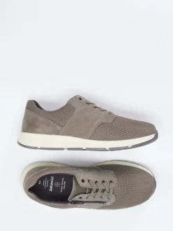 Solidus – Komfort-Sneaker aus Textil in Schlammgrau