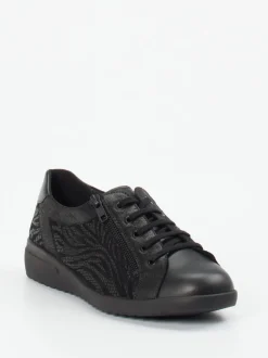 Solidus – Komfort-Sneaker aus Kalbleder Schwarz