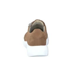 Solidus – Komfort-Sneaker aus Nubukleder cognacbraun