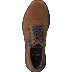 Solidus – Komfort-Sneaker aus Veloursleder braun