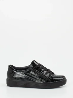 Solidus – Komfort-Sneaker aus Lackleder Schwarz
