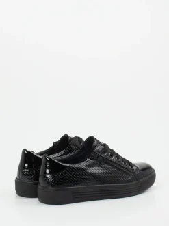 Solidus – Komfort-Sneaker aus Lackleder Schwarz