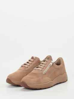 Solidus – Komfort-Sneaker aus Veloursleder rosé
