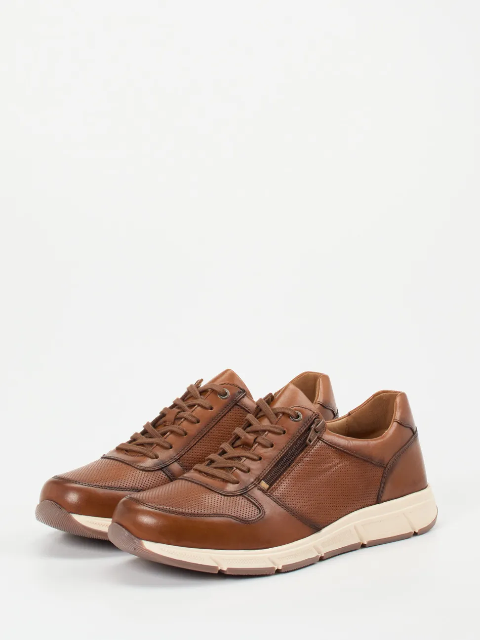 Solidus – Komfort-Sneaker aus Kalbleder braun