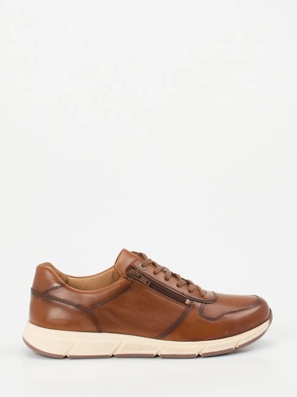 Solidus – Komfort-Sneaker aus Kalbleder braun