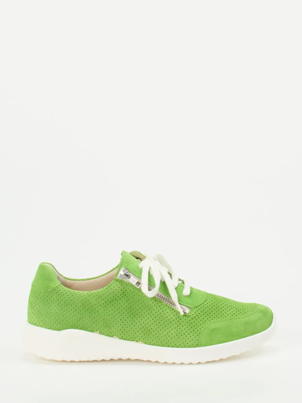 Solidus – Komfort-Sneaker aus Veloursleder grün