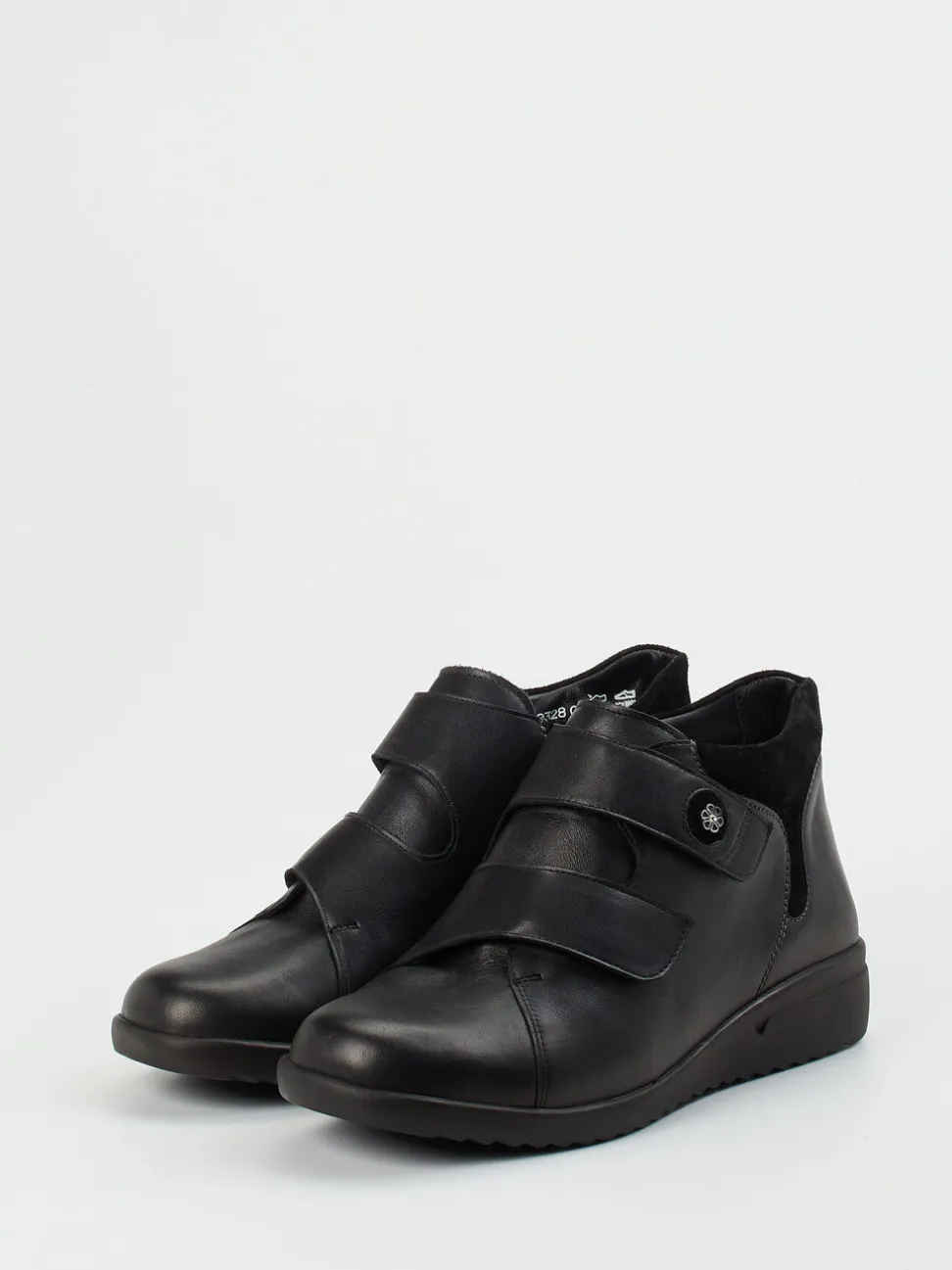 Solidus – Komfort-Stiefelette aus Kalbleder schwarz