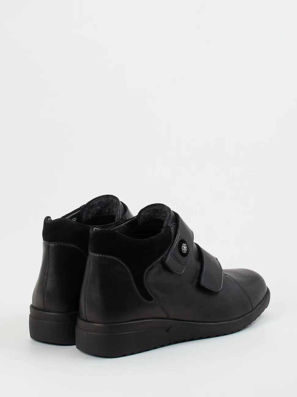 Solidus – Komfort-Stiefelette aus Kalbleder schwarz