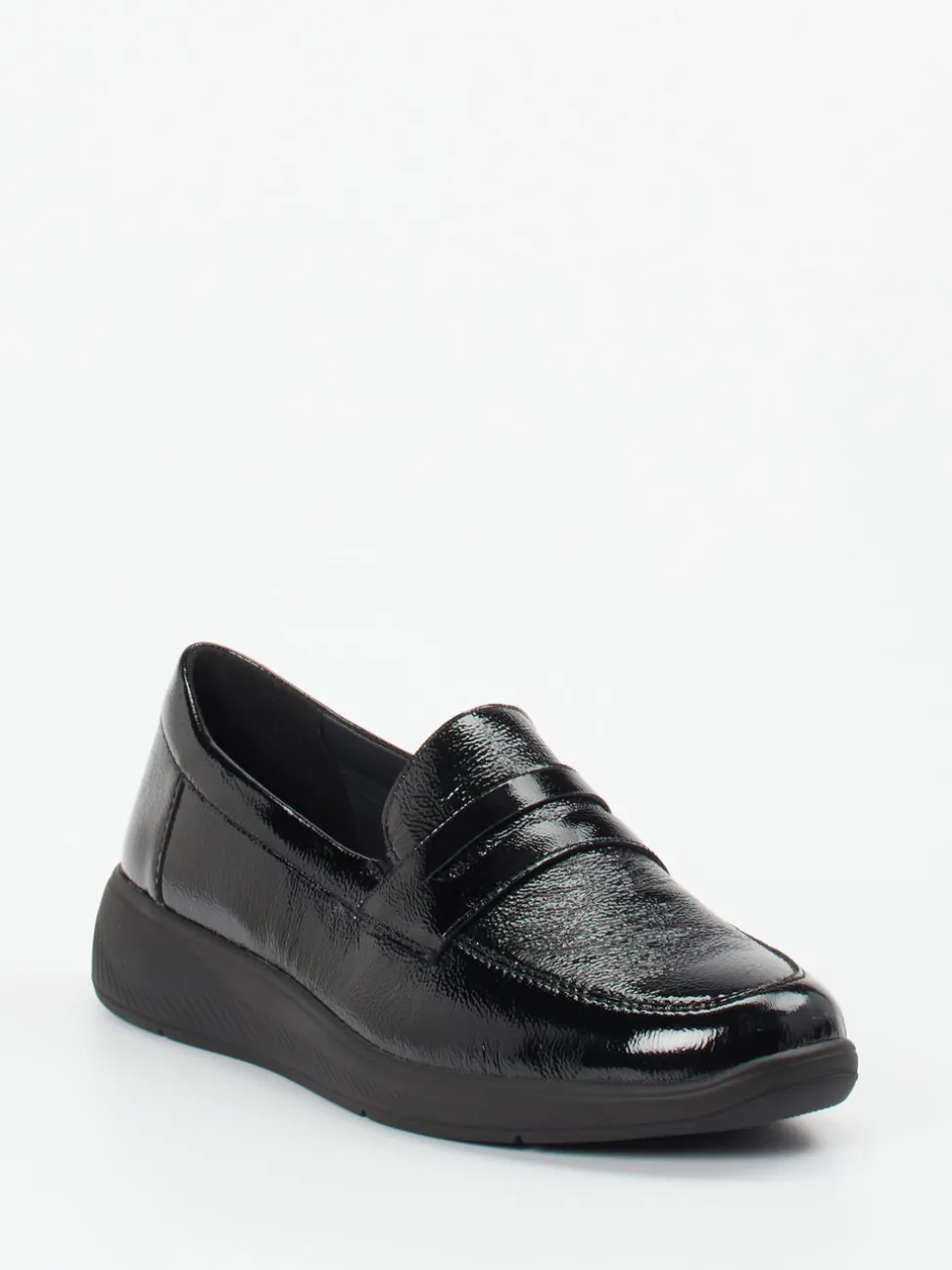 Solidus – Loafer aus Lackleder schwarz glänzend