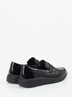 Solidus – Loafer aus Lackleder schwarz glänzend