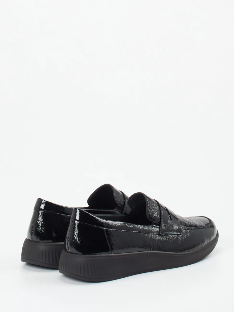 Solidus – Loafer aus Lackleder schwarz glänzend