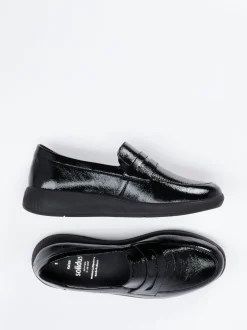 Solidus – Loafer aus Lackleder schwarz glänzend