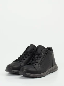 Solidus – Mid-Top Sneaker aus Kalbleder Schwarz