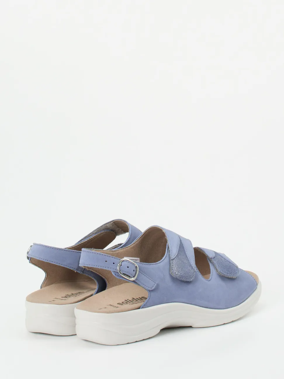 Solidus – Sandalen aus Nubukleder Lavendelblau