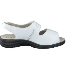 Solidus – Sandalette aus Kalbleder silbergrau