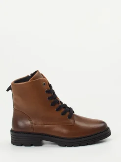 Solidus – Schnürboots aus Kalbleder in Braun