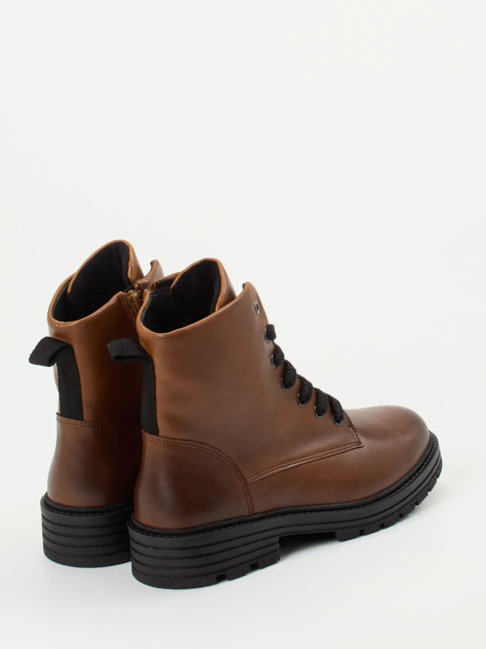 Solidus – Schnürboots aus Kalbleder in Braun